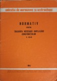 NORMATIV PENTRU TRASAREA NECESARA AMPLASARII CONSTRUCTIILOR-MINISTERUL CONSTRUCTIILOR INDUSTRIALE