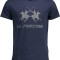 La Martina Tricou barbati, cu imprimeu pe centru, Regular Fit, Bleumarin, M
