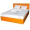 Set Saltea cu arcuri Pluto Traditional Spring Comfort 180x200x20cm, plasa arcuri Bonell, husa hipoalergenica, fermitate mediu-tare, 2 perne matlasate