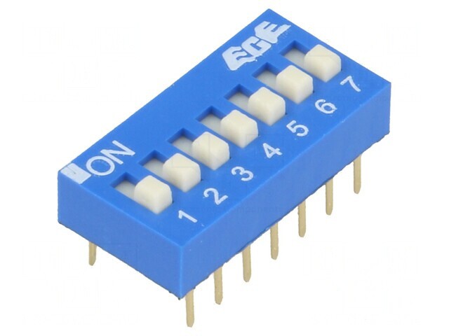 Comutator DIP-SWITCH 7 Secțiuni ON-OFF 24V