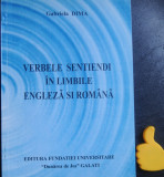Verbele sentiendi in limbile engleza si romana Gabriela Dima