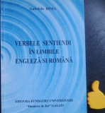 Verbele sentiendi in limbile engleza si romana Gabriela Dima