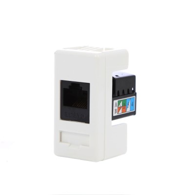 Priza internet System GW20271, RJ45 cat. 5E, incastrata, modulara - 1 m, alba foto