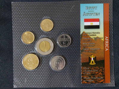 Seria completata monede - Egipt, 6 monede foto