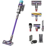 Aspirator vertical fara fir Dyson Gen5 Detect Absolute, 0.77 l, 752 W, Autonomie 70 min, Filtru HEPA, Violet/Gri