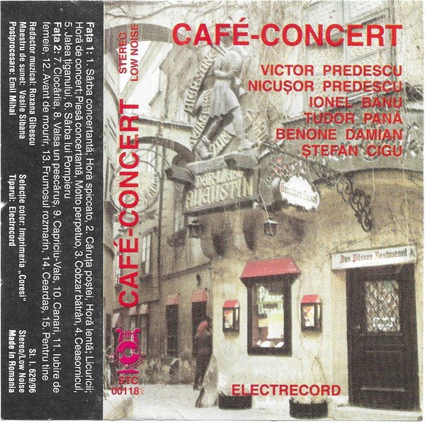 Caseta Caf&eacute;-Concert, original