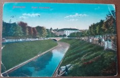 Carte postala, Bucuresti, Cheiul Dambovitei, perioada interbelica