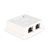 Cumpara ieftin Priza dubla perete FTP CAT6 - 8P8C (RJ45) - Montaj la suprafata Best CarHome