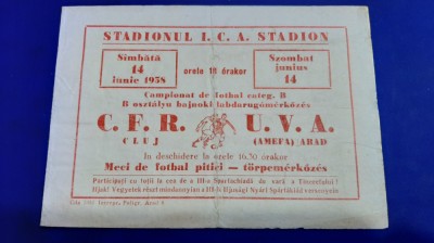 program UVA -AMEFA ARAD - CFR CLUJ foto