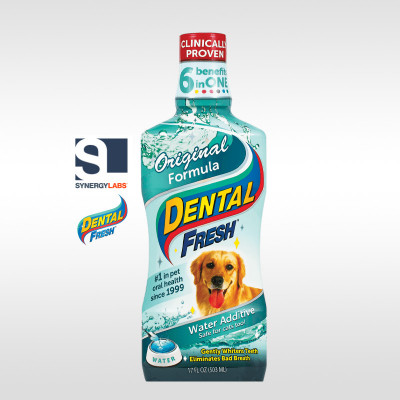 Dental Fresh ORIGINAL FORMULA pentru caini , Synergy Labs, 237 ml AnimaPet MegaFood foto