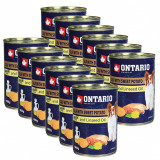 Cumpara ieftin Conservă ONTARIO cu carne de vițel cartofi dulci și ulei de in &ndash; 12 x 400g