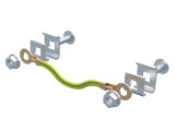 Set conector conductor impamantare pentru canal cablu metalic din sarma mesh SUM 1, ARKYS