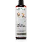 Folk &amp; Flora Birch Tar gel de dus hranitor 400 ml