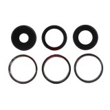 Geam Camera cu Rama Argintiu Apple iPhone 14 Pro Max (Bulk) - Inlocuire