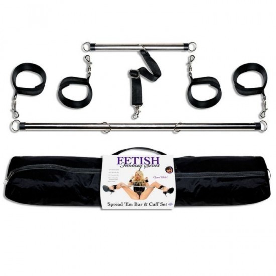 FETISH FANTASY SERIES - SERIES SPREAD EM BAR AND CUFF SET