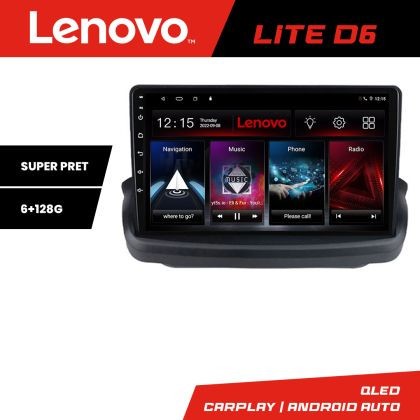 Navigatie Hyundai Genesis 8 core 6+128 GB Quad Core Android Waze USB Navigatie Internet Youtube Radio Lenovo CarStore Technology