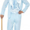 Costum de smoking stupid din anii &#039;90 albastru
