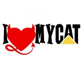 Cumpara ieftin Sticker I Love My CAT