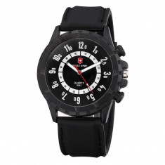 Ceas Barbatesc Swiss Army, curea silicon, stil sport foto