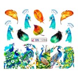 Cumpara ieftin Tatuaj Unghii LUXORISE Peacock Style, BN-1206