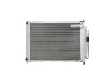 Radiator racire Nissan Micra, 01.2003-05.2005, motor 1.0, 48 kw; 1.2, 48/59 kw; 1.4, 65 kw, benzina, cutie manuala, cu AC, cu condensator cu uscator, Rapid