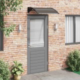 Copertina Usa Negru 80x75 cm Policarbonat vidaXL. Protectie Ploaie, Zapada. Suport ABS + Aluminiu. Montaj Facil