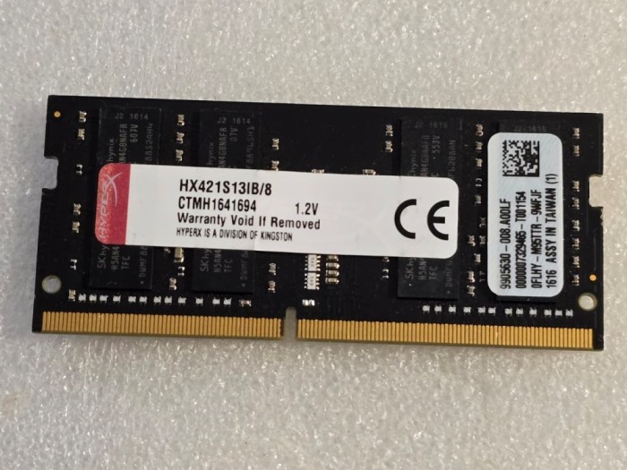 Memorie RAM laptop Kingston FURY Impact, 8GB DDR4, 3200MHz CL20
