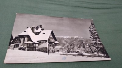 CARTE POSTA PREDEAL -VEDERE DE PE CIOPLEA SPRE MASIVUL PIATRA MARE CIRCULATA foto