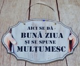 Tablou Aici Se Da Buna Ziua