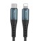 Cablu Compatibil cu Mufa Lightning - USB Tip C, 18W, 2.4A, PD, 1.2m, Yesido