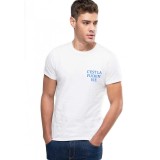 Tricou barbati alb - C&#039;est la vie - S