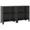 Dulapuri de depozitare, 2 buc., gri, 72x36x82 cm, metal/MDF