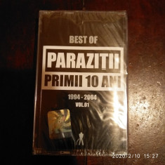 -Y- CASETA AUDIO PARAZITII 10 ANI VOL 1 - SIGILATA ! foto