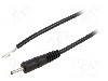 Cablu alimentare DC, cabluri, DC 2,35/0,7 mufa, negru, 1,5m, WEST POL - P07-TT-C050-150BK