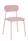 Cumpara ieftin Set 4 scaune roz Inka 45x49x78h