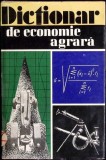 Dictionar de Economie Agrara - S. Hartia (1968) - Editura AGRO-SILVICA - Cartonata - 236 pagini - Limba Romana