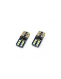 Set 2 bec led auto W5W Canbus T10 cu 12Smd UltraBright 12/24v, Amio