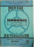 Mersul autobuzelor pentru judetul Mures. Valabil 28 mai 1989 &ndash; 1 iunie 1991