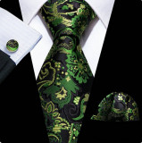 Set cravata + batista + butoni - matase - model 665