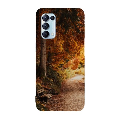 Husa compatibila cu Oppo A76 model Forest Autumn Path, Silicon, TPU, Viceversa foto