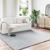 Cumpara ieftin Covor din Blana Faux de Iepure Olite Gri 200 x 200 cm Poliester