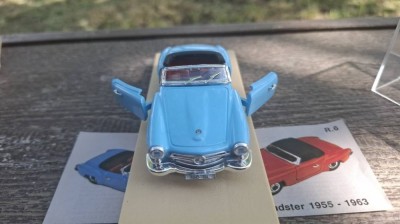 Macheta Mercedes Benz 190 SL roadster (deschide portierele) scara 1:43 RIO foto