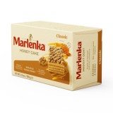 Tort Marlenka clasic cu miere si nuci, 100 g &ndash; desert moale, gata de savurat