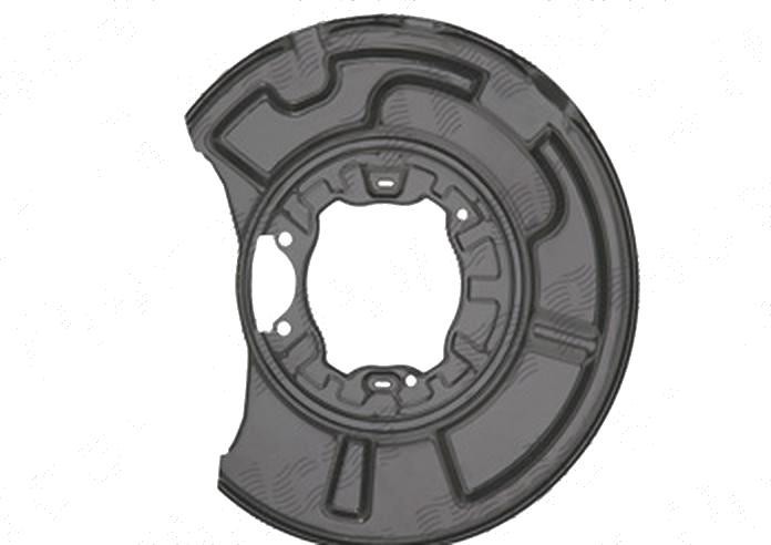 Protectie stropire disc frana Mercedes Clasa E (W211) 03.2002-06.2006, Clasa E (W211) Sedan/Combi, 06.2006-12.2009, Spate, Dreapta, metal