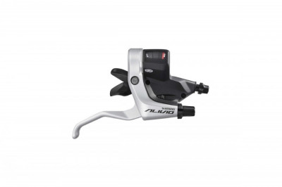 Maneta Schimbator/Frana Shimano Alivio St-M430-S, Silver Stanga:3-Vit., Cablu 18 PB Cod:ESTM430LBSTP foto