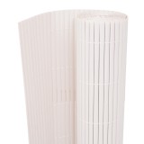 vidaXL Gard Gradina PVC 150x300 cm Alb, Dubla Fata, Rezistent Apa, Montaj Facil