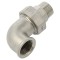 Conector cot 90&deg; G 3/4" inox