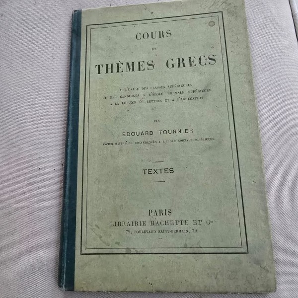 Cours de Themes Grecs - Edouard Tournier