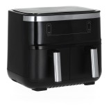 Friteuza dubla cu aer cald FR 2453, XXL, 3.8 L, 2850 W, Touch, Negru