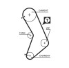 Kit Distributie cu Pompa Apa Gates KP15545XS Fiat Palio Panda Punto Y Lancia Zastava